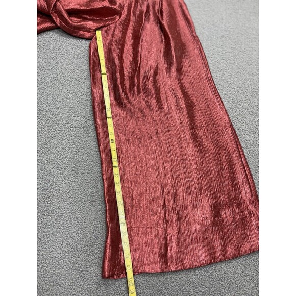 Free People Red Wide Leg Palazzo PANTS - Picture 5 of 10